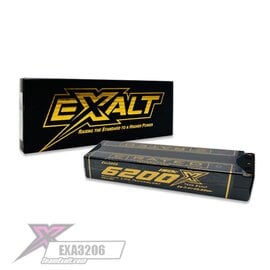 EXALT EXA3206  2S/7.4V-6200MAH-135C STICK w/5mm BULLETS XRATED LIPO BATTERY SERIES