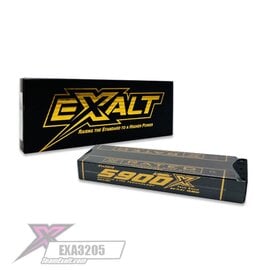 EXALT EXA3205  2S/7.4V-5900MAH-135C LCG STICK w/5mm BULLETS XRATED LIPO BATTERY SERIES