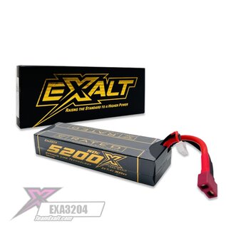EXALT EXA3204  2S/7.4V-5200MAH-120C Lipo Battery Stick w/Deans  Bullets X-Rated