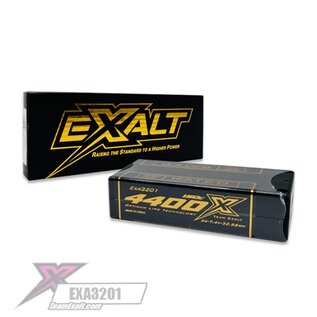 EXALT EXA3201  2S/7.4V-4400MAH-150C SHORTY w/5mm BULLETS X-RATED LIPO BATTERY SERIES