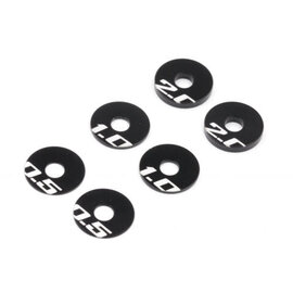 RocheRC USA ROC-310215  Roche F1 Aluminum Chassis Width Adjust Spacer Set