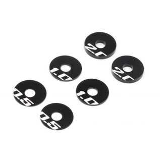 RocheRC USA ROC-310215  Roche F1 Aluminum Chassis Width Adjust Spacer Set