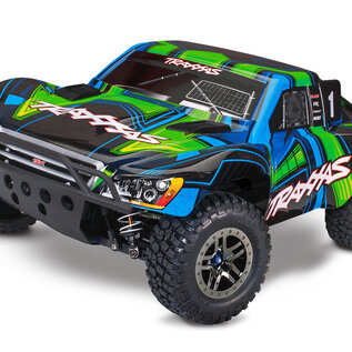 Traxxas TRA68277-4  Green Traxxas Slash 4x4 Ultimate Clipless 1/10 4wd Short Course Race Truck