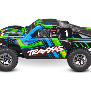 Traxxas TRA68277-4  Green Traxxas Slash 4x4 Ultimate Clipless 1/10 4wd Short Course Race Truck