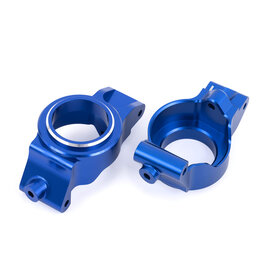 Traxxas TRA7832-BLUE  Caster blocks (c-hubs), 6061-T6 aluminum (blue-anodized) for X-Maxx XRT