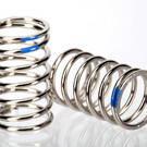 Traxxas TRA7245A  Spring, shock (nickel finish) (GTR) (2.925 rate, blue) (1 pair)