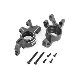 Traxxas TRA7836-Gray  Aluminum Steering Blocks left & right for X-Maxx & XRT