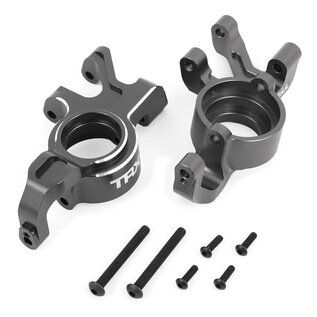 Traxxas TRA7836-Gray  Aluminum Steering Blocks left & right for X-Maxx & XRT