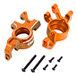 Traxxas TRA7836-ORNG  Traxxas X-Maxx Steering blocks, 6061-T6 aluminum (orange-anodized), left & right