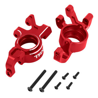 Traxxas TRA7836-RED  Traxxas X-Maxx Steering blocks, 6061-T6 aluminum (red-anodized), left & right