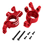 Traxxas TRA7836-RED  Traxxas X-Maxx Steering blocks, 6061-T6 aluminum (red-anodized), left & right