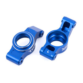 Traxxas TRA7852-BLUE  Traxxas X-Maxx Carriers, stub axle (blue-anodized 6061-T6 aluminum) (left & right)