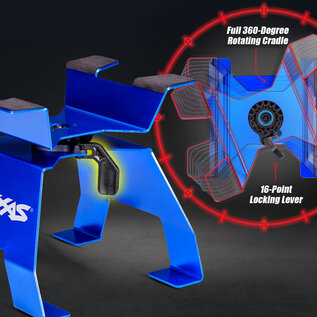 Traxxas TRA8797-BLUE  Traxxas RC car/truck stand, X-Trucks™, blue