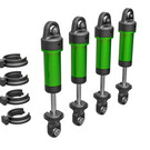 Traxxas TRA9764-GRN  TRX-4M Shocks GTM 6061-T6 aluminum (Green-anodized) (fully assembled w/o springs) (4)