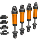 Traxxas TRA9764-ORNG  TRX-4M Shocks GTM 6061-T6 aluminum (Orange-anodized) (fully assembled w/o springs) (4)
