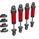 Traxxas TRA9764-RED  TRX-4M Shocks GTM 6061-T6 aluminum (Red-anodized) (fully assembled w/o springs) (4)