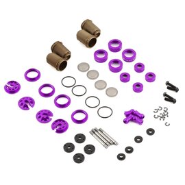 Yokomo YOKY2-SBBSPA  Yokomo YD-2 Super Low Friction Aluminum Big Bore Shock Set (Purple)