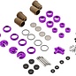 Yokomo YOKY2-SBBSPA  Yokomo YD-2 Super Low Friction Aluminum Big Bore Shock Set (Purple)