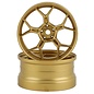 DS Racing DSC-DF-006  DS Racing Feathery Split Spoke Drift Rim (Gold) (2) (6mm Offset)
