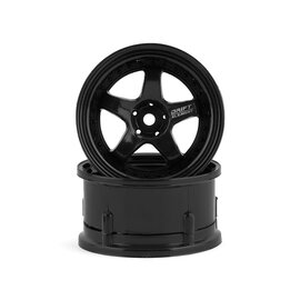 DS Racing DSC-DE-005  Element 5 Spoke Drift Wheels Triple Black w/12mm Hex