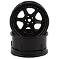 DS Racing DSC-DE-207  Drift Element 6 Spoke Drift Wheels Triple Black w/12mm Hex