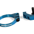 Exotek Racing EXO2160BLUE  Exotek 20MM Mini Fan Mount, Clamp on 7075 for 20MM DIA. Motors