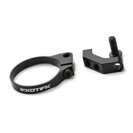 Exotek Racing EXO2160BLK  Exotek 20MM Mini Fan Mount, Clamp on 7075 for 20MM DIA. Motors Black