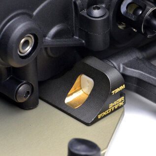 Exotek Racing EXO2163  Exotek B6.4 C Block Brass Weight, Black 24G