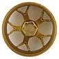DS Racing DSC-DF-006  DS Racing Feathery Split Spoke Drift Rim (Gold) (2) (6mm Offset)