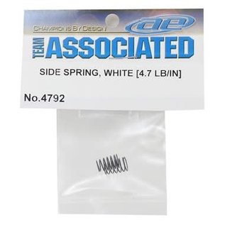 Team Associated ASC4792 RC10F6 Side Springs, White, 4.7 lb/in (Kit Spring)