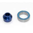 Traxxas TRA6893X  Blue Alu Bearing Adaptor: Rustler Slash Stampede 4x4