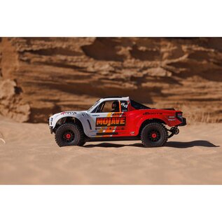 Arrma ARA4404T1  White / Red MOJAVE 4X4 4S BLX 1/8th Scale Desert Truck