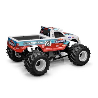 J Concepts JCO0304  1997 Ford F-150 MT Body w/ Racerback and Visor, 7" Width & 13" Wheelbase, Fits Losi LMT, Axial SMT10