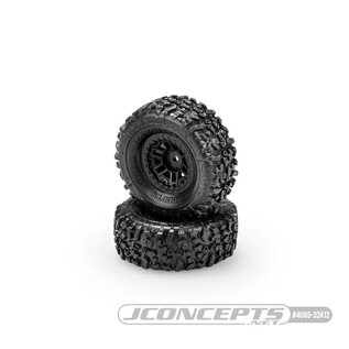 J Concepts JCO4065-32412  Jconcepts Landmines Green Compound Pre-Mounted On #3446 Black Wheel Traxxas TRX4M (2)
