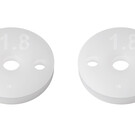 Team Associated ASC91934  Team Associated Factory Team 13mm Shock Pistons, 2.5mm, 2x1.8