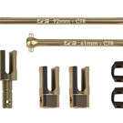 Team Associated ASC92372  RC10B74.2 FT Lightweight Driveline Center Kit