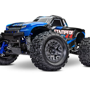 Traxxas TRA67154-4 BLUE  Traxxas Stampede 4X4 BL-2s: 1/10 Scale 4WD Monster Truck (Blue)