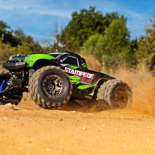 Traxxas TRA67154-4 GREEN  Traxxas Stampede 4X4 BL-2s: 1/10 Scale 4WD Monster Truck (Green)