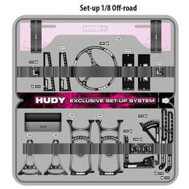 Hudy HUD199241  Hudy Set-up Bag For 1/10 & 1/8 Off-road Cars & GT
