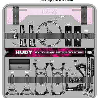 Hudy HUD199241  Hudy Set-up Bag For 1/10 & 1/8 Off-road Cars & GT