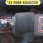 Muscle Machines 1932 Ford Roadster Real Steel Braided Fuel Lines 1:18 Die Cast Muscle Machines