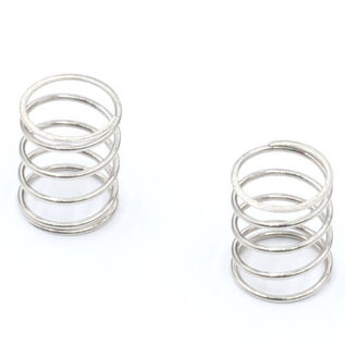 RocheRC USA ROC-330297 Front Springs (Soft), 5mm, Silver
