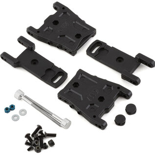 Custom Works R/C CSW3290  Dirt Oval Adjustable Toe Rear ARM KIT V2 REAR for Enforcer and Intimidator (Uses 2438 Mount)