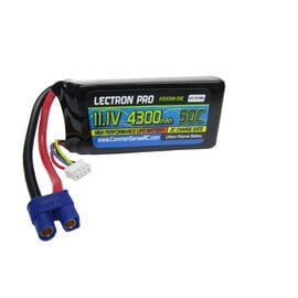 Lectron Pro 3S4300-50E  Lectron Pro 11.1V 4300mAh 50C Lipo Battery with EC3 Connector