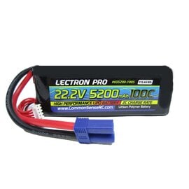 Lectron Pro 6S5200-1005  Lectron Pro 22.2V 5200mAh 100C Lipo Battery with EC5 Connector
