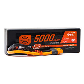 Spektrum SPMX53S100H3  Spektrum 3S 11.1V 5000mAh 3S 100C Smart G2 Hardcase LiPo Battery: IC3