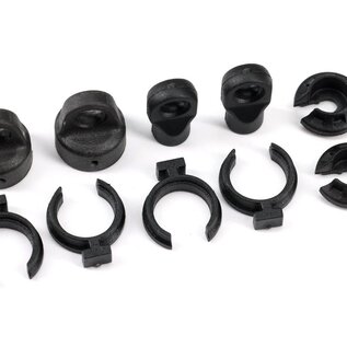 Traxxas TRA9762A  TRX-4M Shock cap (2)/ spring perch (2)/ rod end (2)/ spring preload spacer (4)