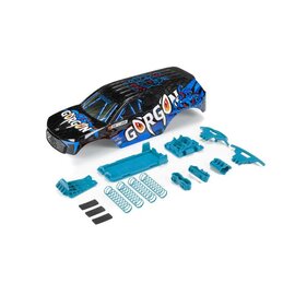 Arrma ARA402355  Arrma GORGON Painted Decaled Trimmed Body Set, Blue