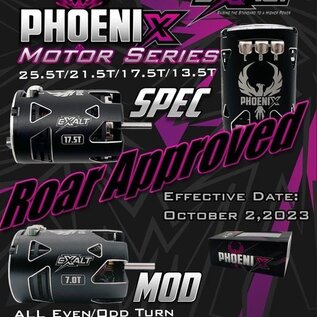 EXALT EXA01135SS Exalt "Phoenix" Silver Spec Class 13.5T Brushless Motor