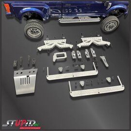 StupidRC Parts STP1900-Kit Lift 40mm silver CEN F450